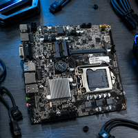 PCWINMAX H81 Mini ITX Motherboard LGA1150 DDR3 16GB M.2 OEM ODM Siap Kirim untuk Desktop Industri Generasi ke-4