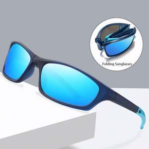 Gafas de Sol Plegables TR90 de Moda para Hombre y Mujer 2025 con Logotipo Personalizado, Gafas de Sol Polarizadas Plegables con Protección UV400 para Ciclismo - Product Image 1