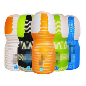 Kostenlose Individuelle Box - Blauer Perfekter Anal- und Vaginal-Masturbationsbecher mit Realistischem Gefühl für Männer Erwachsenenspielzeug für Paare - Product Image 3