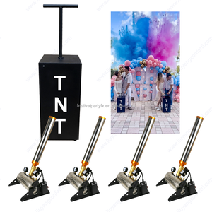 Canon à Poudre Rose et Bleue pour Révélation du Sexe du Bébé, Effet Feux d'Artifice, Lanceur de Fête, Activation à un Clic, Vente en Gros - Product Image 6