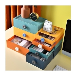 multifunction office desktop organizer drawer finishing stationery plastic storage box