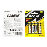 Pilas AA Pila Alcalina LR6 Blister 4 Pilas AA Primarias Pila Pilas Alcalinas Bettery 1,5 V