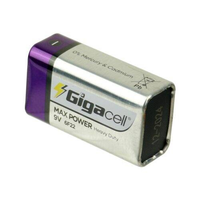 Piles 9V Max Power Heavy Duty au carbone 6F22 pour détecteurs de fumée, dispositifs de sécurité, mètres portatifs et jouets