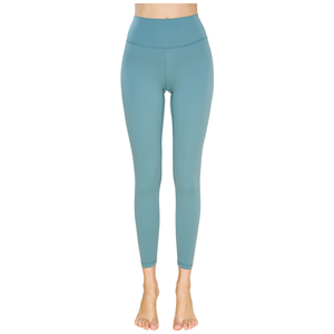 Leggings <span class=keywords><strong>de</strong></span> sport pour femmes Lulu Design, taille haute, élastique, nylon et élasthanne, couleur nude, été, collants <span class=keywords><strong>de</strong></span> yoga - Product Image 4