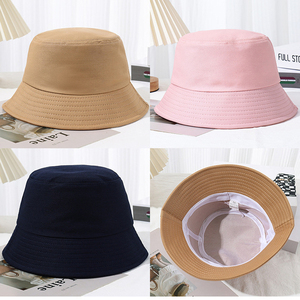 Custom Embroidered Cotton Bucket Hats Wholesale Design Your Own Logo Printing <b>Plain</b> Outdoor Adults Beach Travel Sun Hat <b>Cap</b> OEM - Product Image 4