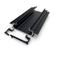 Poignée de placard moderne en alliage d'aluminium pour armoire, commode, penderie - Design dissimulé à barre longue, durable et écologique, OEM