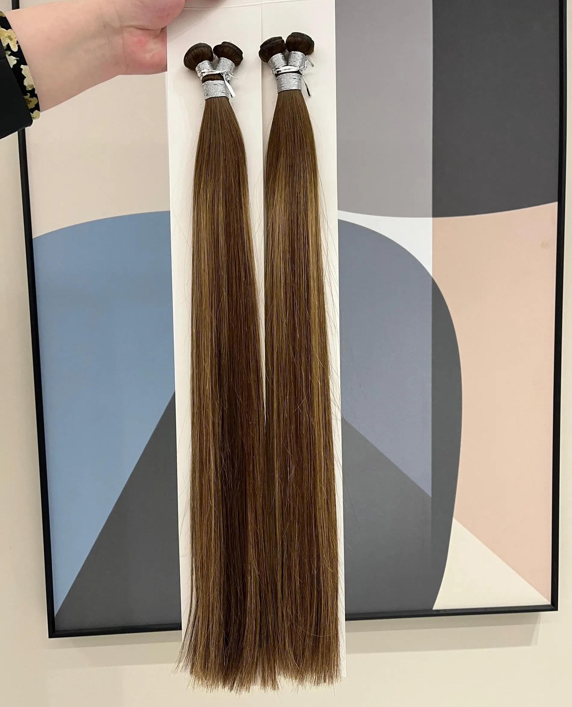 All'ingrosso capelli Remy spessi estremità possono essere tagliati trama flessibile Balayage invisibile 4/10 geniale trama capelli