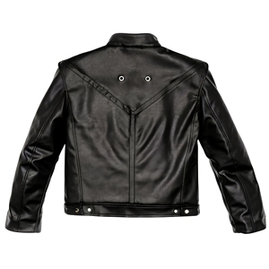 Custom Men's Black Leather Biker <b>Jacket</b> Premium Motorcycle <b>Racing</b> <b>Jacket</b> Stand Collar Zip-Up Waterproof Windproof - Product Image 2