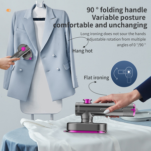 Giá rẻ <span class=keywords><strong>Mini</strong></span> Du Lịch xoay bàn ủi hơi nước cầm tay ướt và khô đôi hơi nước nóng xách tay may Steamer nhà treo ironin - Product Image 5