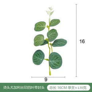 Eucalyptus Leaf Garland Accessories Money Leaves Artificial Flower Arrangement Plant Emulational Eucalyptus