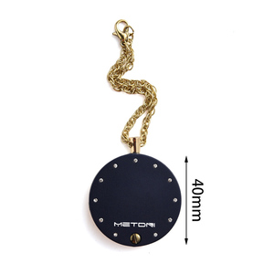 40mm Dia Personalized Black Small Round Cosmetic <b>Mirror</b> Single Side Pocket Compact <b>Mirror</b> - Product Image 2