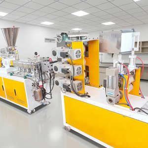 Extrudeuse bivis de laboratoire avec moteur 4kW et vis 38CrMoALA pour la production de plaques HDPE/PVC/LLDPE/TPO/EVA/PP/ABS/CPVC/PS - Product Image 1
