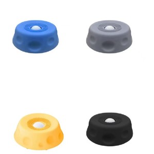 Bol à lécher en silicone pour chiens, plat d'alimentation lente, design rond de couleur unie - Product Image 3