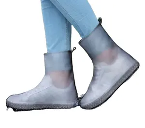 雨の日の子供の雨の卸売滑り止め、厚く、耐摩耗性の大人のシリコン靴カバー防雨靴