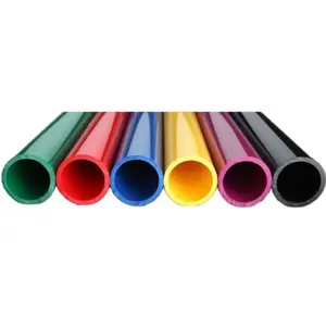 Direct factory customized ABS PE PP pvc plastic extrusion manufactures square round pipe furniture grade extruded plastic tube