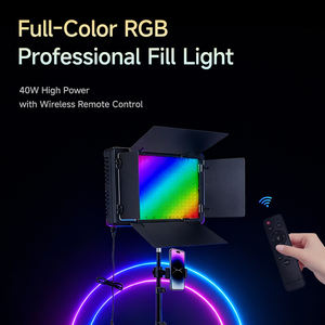 LEDU600 RGB-vullicht 600 <span class=keywords><strong>LED</strong></span>-kralen Draagbaar Lichtgewicht Volledig kleurenspectrum Verstelbaar voor buitenfotografie Veldopnamen - Product Image 2