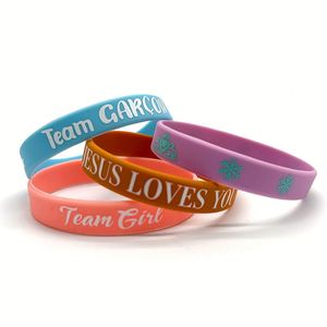 Bracelet en silicone réglable unisexe personnalisé avec logo, bracelet de sport en silicone pour le basketball, bracelet en silicone pour adulte - Product Image 4