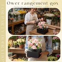 Boîtes de livraison de fleurs sur mesure 8'' x 8'' x 4'' en carton, boîtes de transport pour bouquets, emballages pour fleuristes