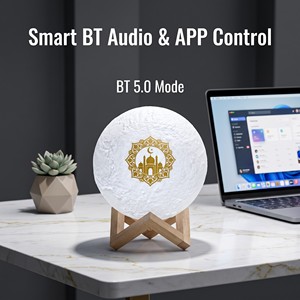 Arabic Quran <b>Speaker</b> Moon LED <b>Lamp</b> SQ168 Religious Digital Quran Players - Product Image 2