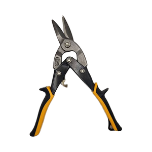 10 pouces industriel coupe droite broderie étain cisailles bord lisse élagage acier ciseaux cisailles avec poignée en caoutchouc bricolage qualité - Product Image 3