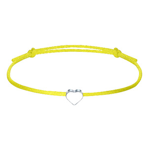 Giá Thấp Đầy Màu Sắc Mềm Lụa Chuỗi Bện Vòng Đeo Tay Có Thể Điều Chỉnh Tối Giản Đồng Mạ Vàng Bạc Tình Yêu Trái Tim Vài Vòng Đeo Tay - Product Image 6