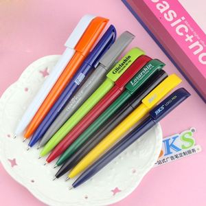 ปากกาลูกลื่นพลาสติกสำหรับโปรโมชั่น ออกแบบโลโก้ได้ตามต้องการ หลายสี ลายกีฬา หมึกสีดำ สไตล์โมเดิร์น ขนาด 14 ซม. พิมพ์ลาย UV - Product Image 5