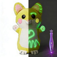 Nouveauté : GlowBabies Mini poupée en peluche qui brille dans le noir, en tissu de coton fluorescent, jouet en peluche pour soulager le stress et apporter du confort
