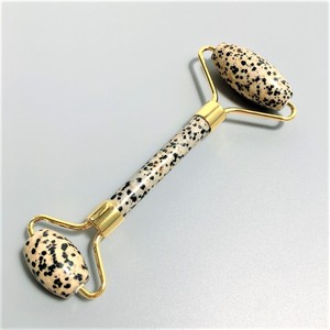 Rapide d'expédier Double Tête Dalmatien Jasper visage Massage rouleau - Product Image 2