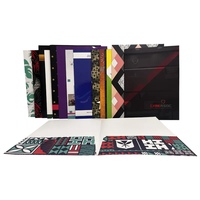 Carpeta de Archivo de Papel Kraft A4 con Logotipo Personalizado, Carpeta de Presentación de Cartón con 2 Bolsillos para Documentos de Oficina y Negocios