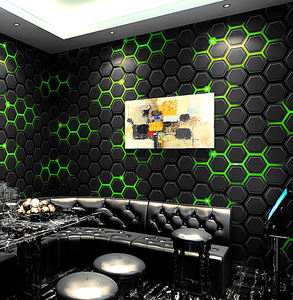 Papel Tapiz 3D de PVC Brillante Impermeable al por Mayor Chino 2021 para KTV, Bares y <span class=keywords><strong>Discotecas</strong></span> - Product Image 6