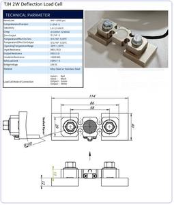 최고의 마이크로 부하 셀 무게 센서 변환기 식품 가격 소매 잔액 및 계수 저울 힘 센서 및 부하 셀 - Product Image 3