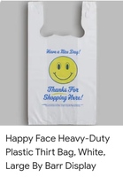 Sacs d'emballage en plastique portables personnalisés, écologiques, de qualité alimentaire, en forme de T-shirt, avec impression de logo sur mesure pour chewing-gum
