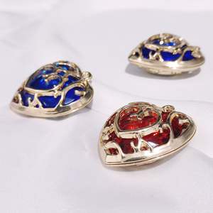 Diy Sieraden Maken Accessarry Valentines Geschenken Hemelwaarts Zwaard De Legende Van <span class=keywords><strong>Zelda</strong></span> Rood Holle Hart Kristallen Hanger Voor Ketting - Product Image 4