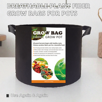 Sacs de culture en tissu de fibres végétales respirants, résistants, réutilisables et écologiques pour la plantation de tomates et les pots de fleurs