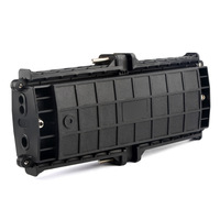 Boîtier de raccordement optique horizontal IP68 24 48 96 fibres, certifié CE RoHS, pour épissure aérienne 3 entrées 3 sorties
