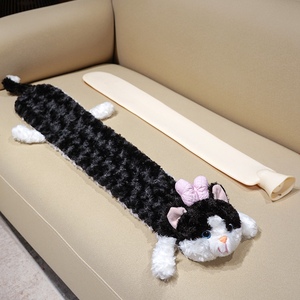 Bouteille d'eau chaude en <span class=keywords><strong>peluche</strong></span> longue et mignonne avec housse en polaire, sac d'eau en <span class=keywords><strong>peluche</strong></span> douce, emballage personnalisé - Product Image 2