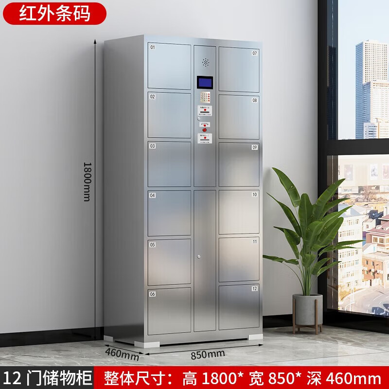 Sistema de código de barras de 12 puertas