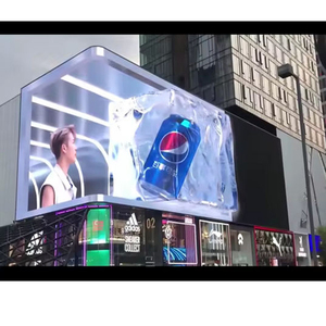 P10 P8 P5 P4 Immersive Advertising Interactive Video <b>Wall</b> Screen Outdoor 3D LED <b>Display</b> - Product Image 1