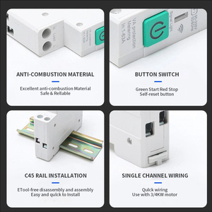 Interruptor de Circuito Inteligente WiFi TUYA de 63A, Protección Contra Sobrecorriente y Bajo Voltaje, Medición de Energía, Control Remoto Inalámbrico - Product Image 4