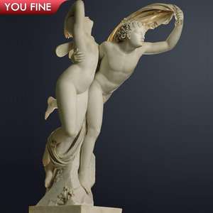 Statue de femme en marbre, Statue de boule - Product Image 2