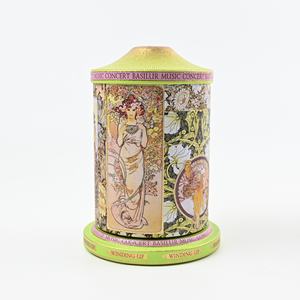 Scatola Musicale in Latta, Carillon in Latta, Giostra Musicale in Latta a Otto Toni, Confezione Regalo in Latta - Product Image 1