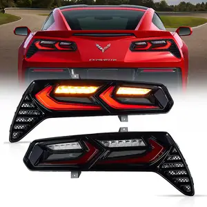 VLAND Factory Wholesales LED Taillights C8 style Tail Lamp C7 2014-2019 For CHEVROLET CORVETTE C7