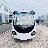 Bus touristique électrique DAOD Panda 14 places, véhicule de tourisme mignon pour parc d'attractions, complexe hôtelier, zoo, autonomie de 200 km