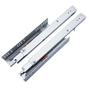 2 lần tự khóa invisibal thủy lực Kính thiên văn ngăn kéo Runner Slide undermount Ngăn kéo trượt hướng dẫn với <span class=keywords><strong>pin</strong></span> - Product Image 4