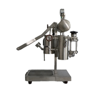 Machine à café manuelle à levier en acier inoxydable 304, petite machine à expresso domestique à succès