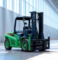 Chariot élévateur électrique 7 tonnes RKF70 avec batterie lithium-ion, tables élévatrices pour la manutention des matériaux, service OEM, tables élévatrices pour chariots élévateurs électriques
