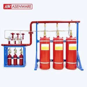 Asenware FM200 Pemadam Api Sistem Ekspedisi Gas Harga Pabrik Tipe Pipa Jaringan N2