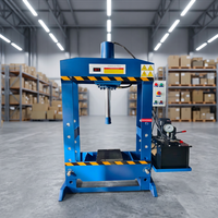 Presse hydraulique électrique à cadre en H de 50 tonnes avec servomoteur et pompe 220/380V 2,2 kW, facile à utiliser
