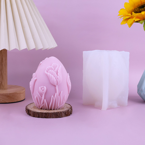 Molde de Silicona para Chocolate, Decoración de Pascua, Huevo, Flor, Rosa, Vela, Jabón Hecho <span class=keywords><strong>a</strong></span> Mano - Product Image 4