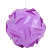 Lampe suspendue de plafond à coupe carrée moderne qi, lumière en forme de Puzzle, luminaire pour enfants, modèle